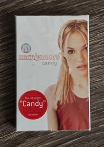 Mandy Moore Candy Cassette Single Cardboard Flip Top + Hype OOP SEALED NOS - Picture 1 of 3