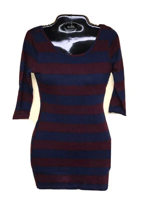 Vestido ajustado para mujer CHARLOTTE RUSSE azul marino y borgoña talla S Foto 1 de 4