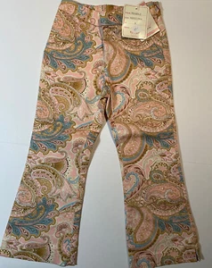 NWT E-LAND Girls Pink Paisley Multicolor PANTS  Sz 4  American Classic $47.00 - Picture 1 of 12
