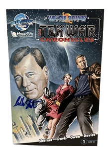 BLUEWATER COMICS/tfaw.com: William Shatner The Tek Wars Chron signiert #1 Neuwertig + 2009 - Bild 1 von 7