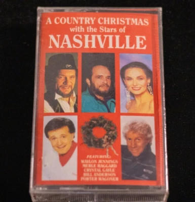 A Country Christmas With The stars Of Nashville Cassette New, Sealed! - Image 1 of 2