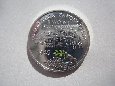 2005 POLAND 10 ZLOTYCH PROOF SILVER - Image 1 of 2