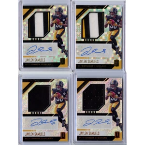 Jaylen Samuels 2018 Unparalleled Rookie Patch Auto RC #JS Group ((2) /25 & base) - Picture 1 of 2