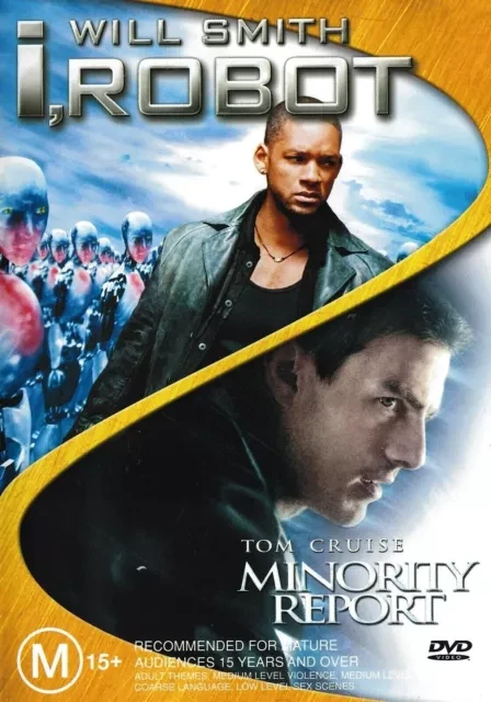 I, Robot / Minority Report DVD (2004) Double Feature Region 4 Brand New Sealed - Image 1 of 1