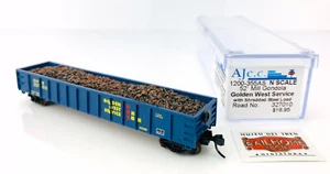 AJ C.C. N - 52' MILL GONDOLA GOLDEN WEST SERVICE WITH SHREDDED STEEL LOAD - Imagen 1 de 2