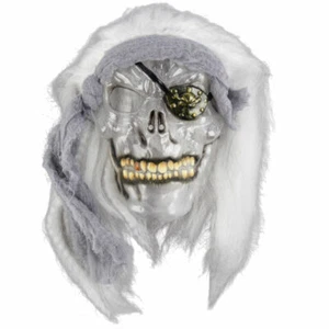 Piraten Maske transparent Halloween Seeräuber Karneval Verkleidung Zubehör - Bild 1 von 1