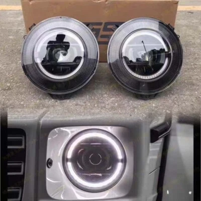 FAROS DRL LED NEGROS para Mercedes Benz Clase G W463 estilo W464 86-06 G550  Foto 1 de 4