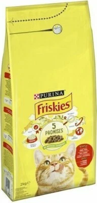 CROCCHETTE GATTO FRISKIES CROCCANTINI PER GATTI FRISKIES CON MANZO E POLLO 2Kg - Immagine 1 di 4
