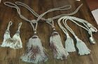 Tassels Twist Rope 28&quot;/ 26&quot;/8.5&quot; Curtain/Chair Tieback 6pc Lot Green Large