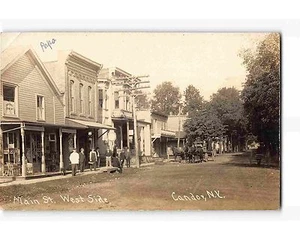 ST1627: MAIN STREET CONDOR NY (RPPC/postcard 1910 postmark) - Imagen 1 de 2
