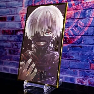 Ken Kaneki Oversized Premium Card Tokyo Ghoul MXGD Gold Foil Shikishi - Picture 1 of 4