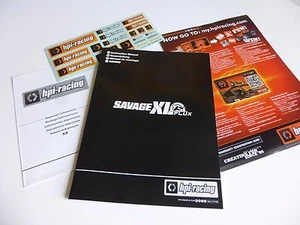 HPI Savage XL Flux Bedienungsanleitung/Manual Deutsch/Englisch/Französisch, NEU - Bild 1 von 4
