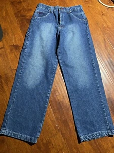 Indigo Thirty 30 Junior Unisex Size 18 Blue jeans 100% Cotton New - Picture 1 of 12