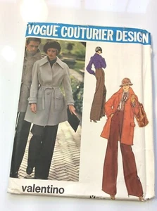 Vogue 1178 Valentino Misses' Jacket, Pants and Shirt Size 10 - Picture 1 of 3