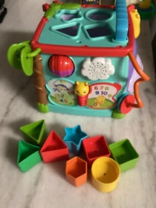 Fisher Price Musical Activity Cube Shape Sorter Toy Play Center Educational Toys - Picture 1 of 7