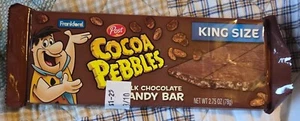 New King Size Cocoa Pebbles Milk Chocolate Candy Bar - Expired - Picture 1 of 2