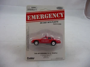 Boley RARE Chevrolet Fire Department Car NIP HO 1/87 Scale - Bild 1 von 5