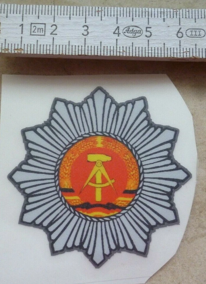 ETZ,MZ,Funkkrad,NVA,BEPO,Stern,Volkspolizei,Aufkleber,Grenztruppen,Oldtimer,DDR, - Bild 1 von 1