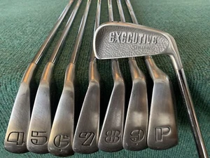 MINTY 1977-88 Spalding Executive Iron Set - RH, 3-PW, Jetstep Medium Flex - NICE - Picture 1 of 14