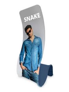Serpente design autoportante personalizzato stampato per eventi esposizioni - Foto 1 di 3