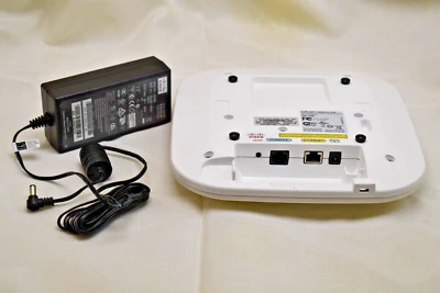 Cisco AIR-AP1142N-A-K9 Wireless AP Dual-Band WiFi Access Point w 48V PSU - Image 1 of 4