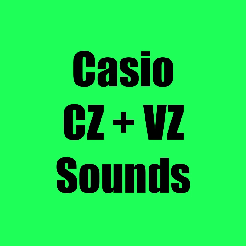 Sonidos para sintetizadores Casio CZ-1 CZ-101 CZ-1000 CZ-3000 CZ-5000 VZ-1 VZ-8M VZ-10M Foto 1 de 1