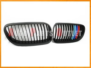 BMW E92 LCI 2011-2013 328i 335i Coupe M Tri Color Matte Black Front Grille Grill - Bild 1 von 2