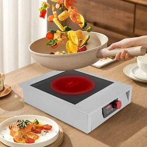 Commercial Induction Cooktop Induction Portable Induction Cooktop W/ LED Display - Picture 1 of 11
