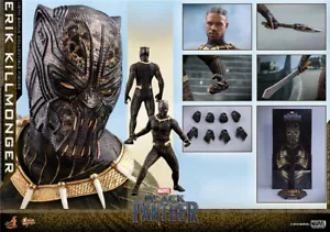 Figura coleccionable Erik Killmonger escala 1/6 de Hot Toys MMS471 Black Panther - Imagen 1 de 14