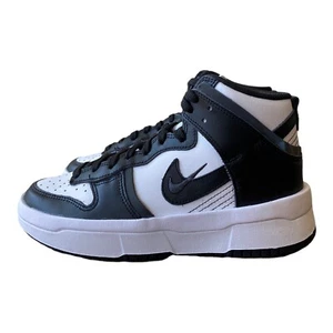 Nike Dunk High Up 'Panda' Black White Shoes DH3718-104 Women's Size 5 - Picture 1 of 7