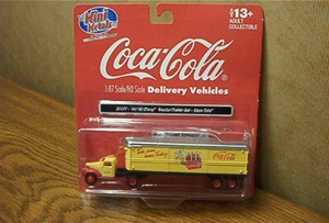 Set trattore/rimorchio trattore/rimorchio Classic Metal Works Mini Metals '41/46 Coca-Cola HO Sc - Foto 1 di 3