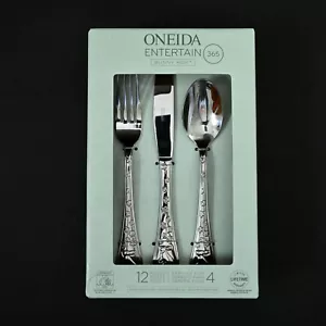 NEW Oneida Entertain Bunny Hop Easter Stainless Flatware 12 Piece Service for 4 - Picture 1 of 3