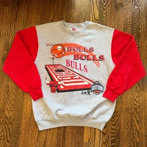 Vintage 1994 Team Rated Chicago Bulls Sweatshirt Size Large Shirt USA Basketball - Picture 1 of 4