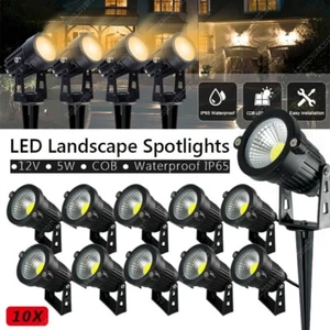 12V 5W Spotlights LED Low Voltage Landscape Light Garden Outdoor Lamp IP65 10X - Picture 1 of 12