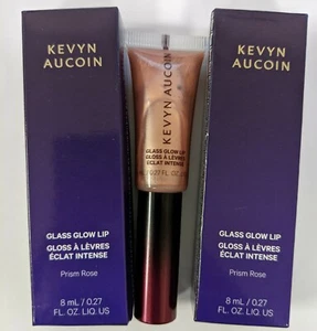 2 PACK KEVYN AUCOIN GLASS GLOW LIP GLOSS 91003 PRISM ROSE 0.003oz NEW IN BOX - Picture 1 of 2