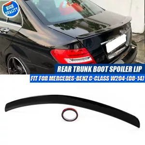 Alerón maletero negro brillante para Mercedes Benz W204 C250 C300 2008-2014 estilo AMG - Imagen 1 de 9