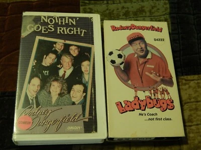 Nothin' Goes Right - Rodney Dangerfield + Ladybugs (VHS x 2) Andrew Dice Clay - Image 1 of 4