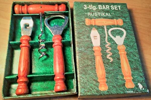Bar Set "Rustikal" - Korkenzieher-Flaschen-u. Kapselheber - Bild 1 von 8