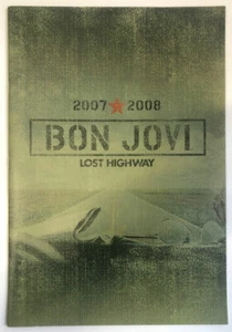 Original Bon Jovi Lost Highway Tour 2007-2008 Vintage Concert Program - Picture 1 of 1