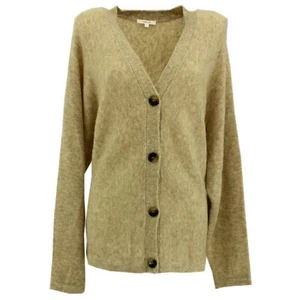  OPUS cardigan donna felpa cardigan parte mohair DUNFA beige sabbia 27361 - Foto 1 di 2