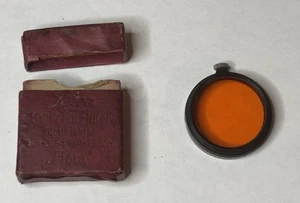 Leica E. Leitz Wetzlar New York Germany Orange Filter Lens Camera - Picture 1 of 4