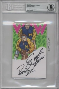 STEINER BORTHERS SIGNED ORIGINAL ART SKETCH CARD WCW WWE WWF 1/1 BAS - Picture 1 of 2