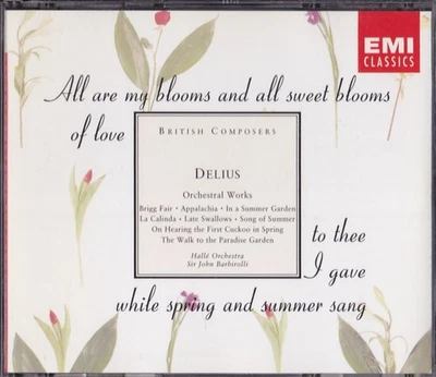 Delius Orchestral Works 2 CD Set Sir John Barbirolli - EMI Classics (1994) Foto 1 de 2