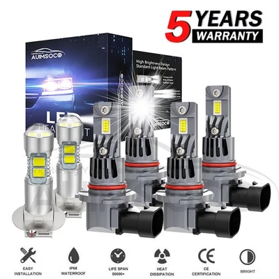 KIT combinado de faros antiniebla LED para Mitsubishi 3000GT 1994-1999 6000K Foto 1 de 4