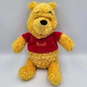 Disney Parks Winnie the Pooh Plush Stuffed Animal – Classic Red Shirt - Picture 1 of 9