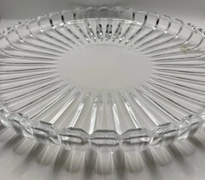 Vintage Mikasa Atemberaubende Kristall💙High Point Japan EUC Große 11,7" Kuchenplatte - Bild 1 von 24