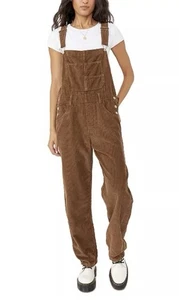 Free People We The Free Ziggy Cord Overall XL Orange - Bild 1 von 9