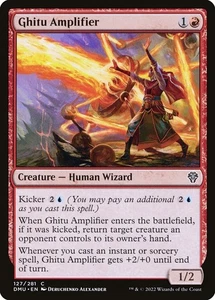 Ghitu Amplifier Dominaria United Regular Near Mint MTG Magic - Picture 1 of 1