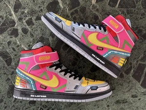 Gr. 10 Bull Airs Hovereman Custom Nike Air Jordan 1 High—MaG Back To The FuTurE 2 - Bild 1 von 14