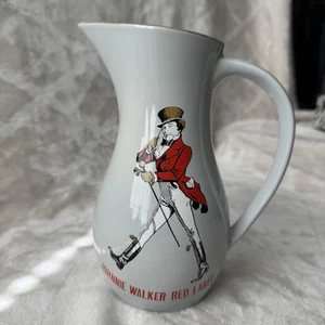 Johnnie Walker Red Label Pitcher Fine Staffordshire Pottery England 8” - Picture 1 of 6